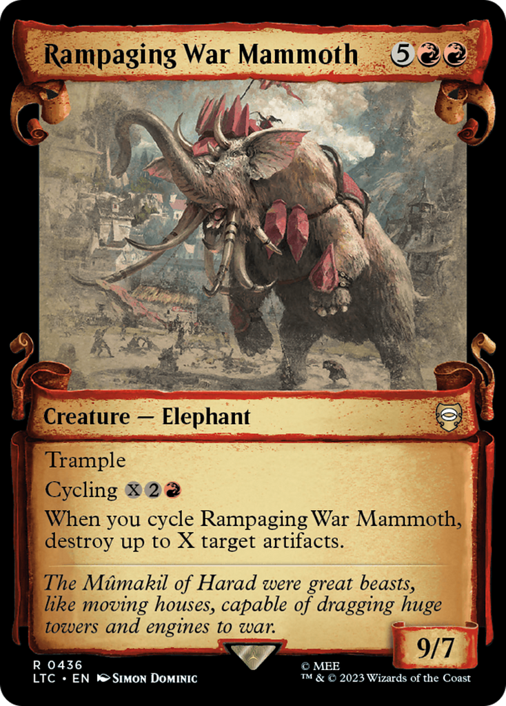 Rampaging War Mammoth [The Lord of the Rings: Tales of