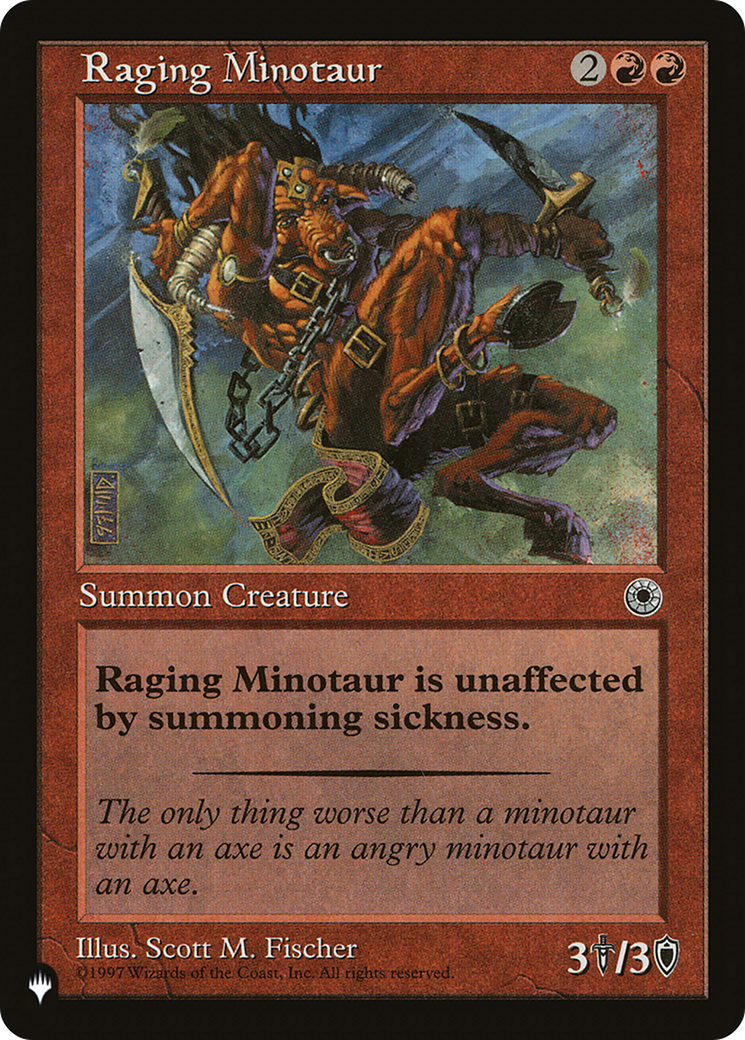 Raging Minotaur [The List]