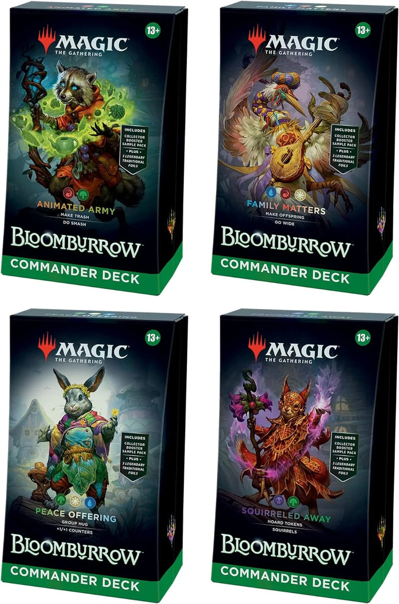 Bloomburrow BLB Commander Decks (Set of 4)