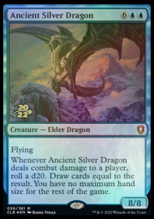 Ancient Silver Dragon [Commander Legends: Battle for Baldur's Gate Pre