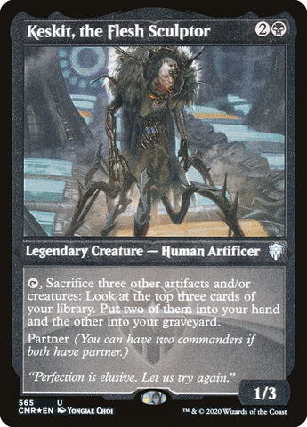 Nekusar, the Mindrazer (Etched) [Commander Legends]