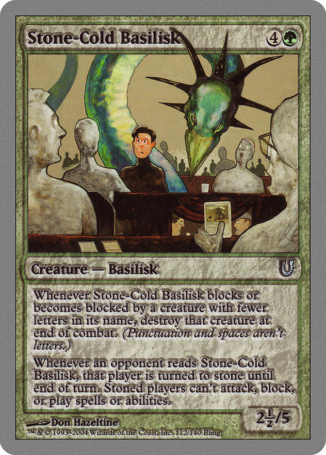 Stone-Cold Basilisk [Unhinged]